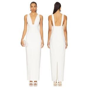 Sans Faff Stella Maxi Gown Column Bridal Party Formal Wedding Guest Gala Prom S